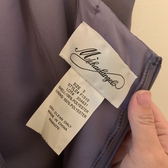 Formal Michaelangelo Gown in Lilac - Picture 5 of 7